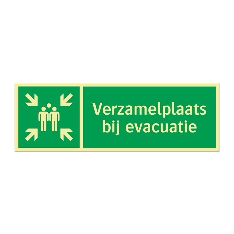 Verzamelplaats bij evacuatie & Verzamelplaats bij evacuatie & Verzamelplaats bij evacuatie