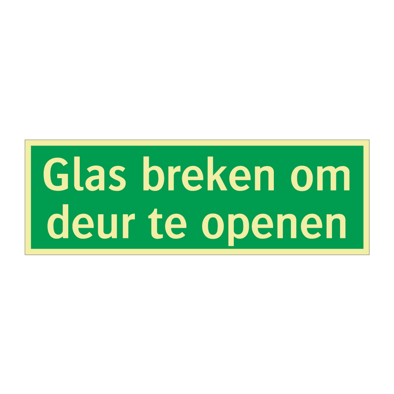 Glas breken om deur te openen & Glas breken om deur te openen & Glas breken om deur te openen