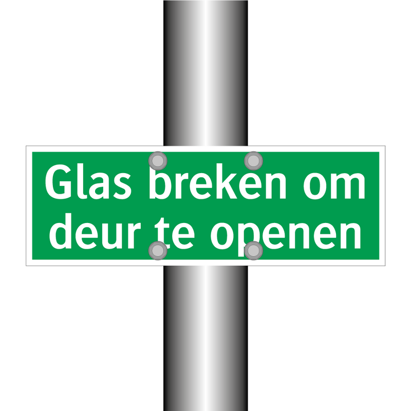 Glas breken om deur te openen & Glas breken om deur te openen & Glas breken om deur te openen