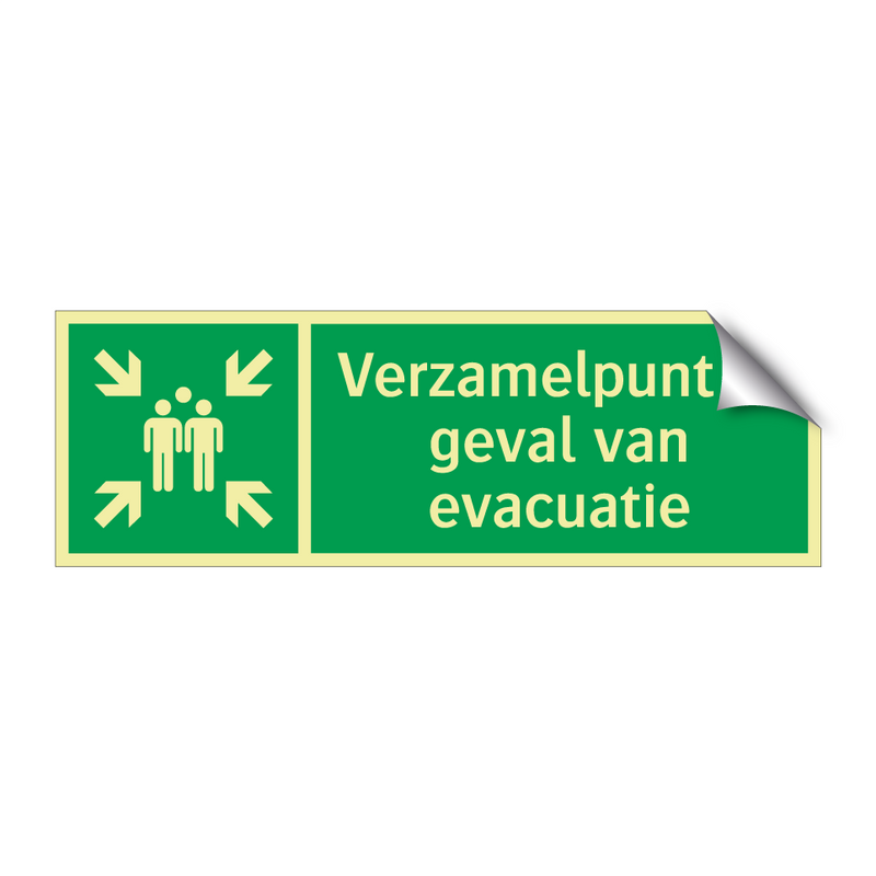 Verzamelpunt in geval van evacuatie & Verzamelpunt in geval van evacuatie