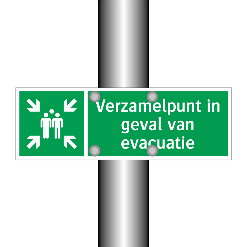 Verzamelpunt in geval van evacuatie & Verzamelpunt in geval van evacuatie