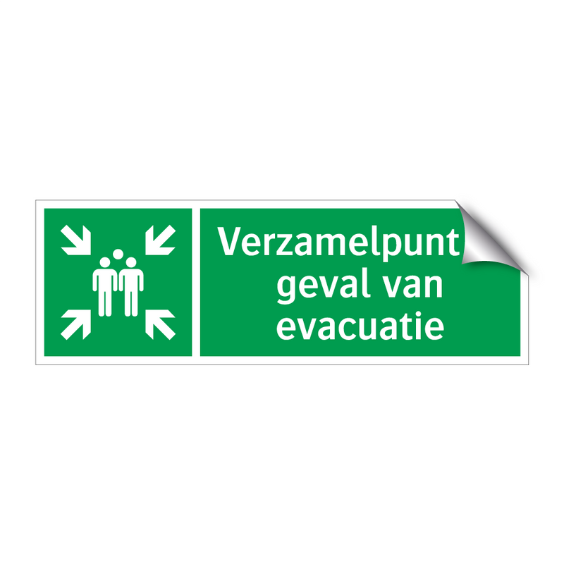 Verzamelpunt in geval van evacuatie & Verzamelpunt in geval van evacuatie