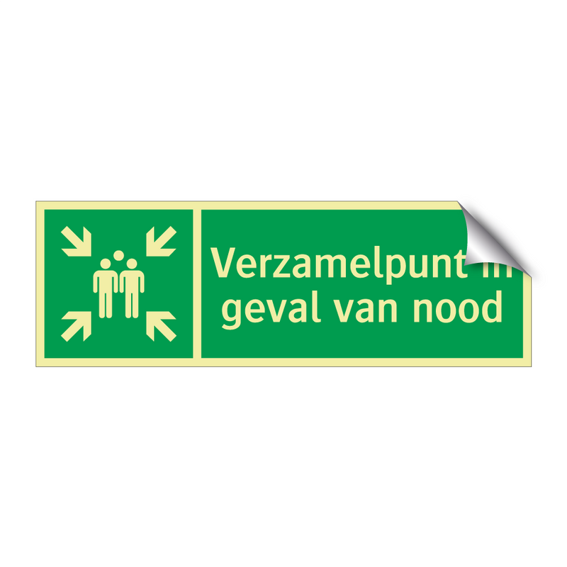 Verzamelpunt in geval van nood & Verzamelpunt in geval van nood & Verzamelpunt in geval van nood