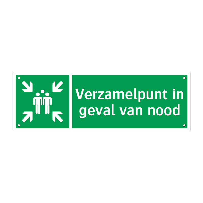 Verzamelpunt in geval van nood & Verzamelpunt in geval van nood & Verzamelpunt in geval van nood