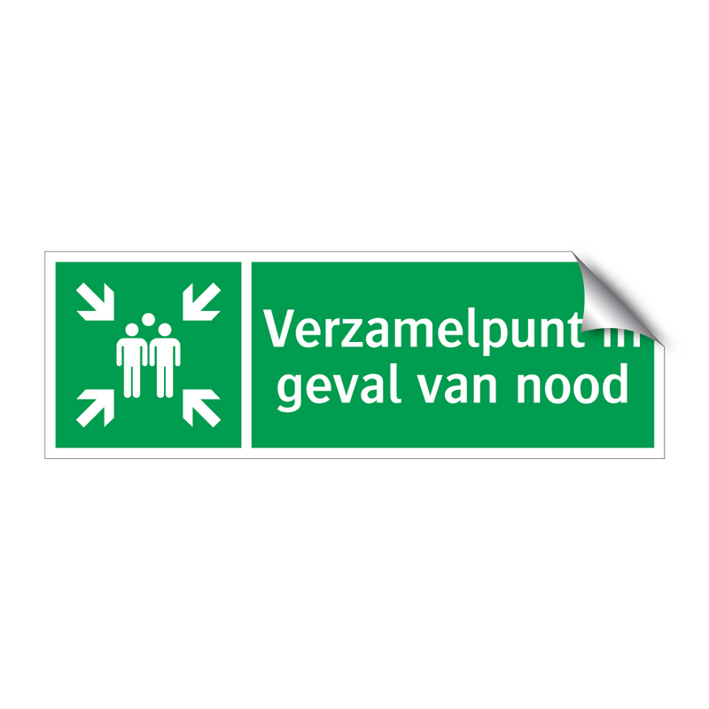 Verzamelpunt in geval van nood & Verzamelpunt in geval van nood & Verzamelpunt in geval van nood