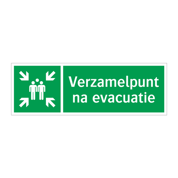 Verzamelpunt na evacuatie & Verzamelpunt na evacuatie & Verzamelpunt na evacuatie