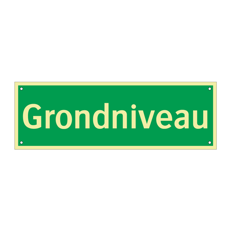 Grondniveau & Grondniveau & Grondniveau & Grondniveau