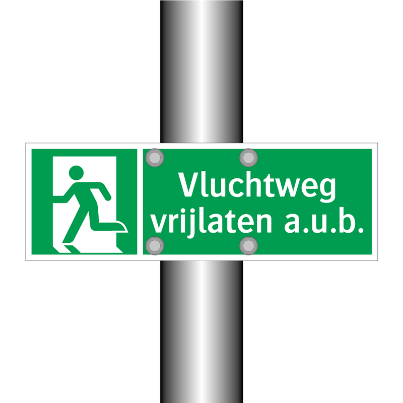 Vluchtweg vrijlaten a.u.b. & Vluchtweg vrijlaten a.u.b. & Vluchtweg vrijlaten a.u.b.