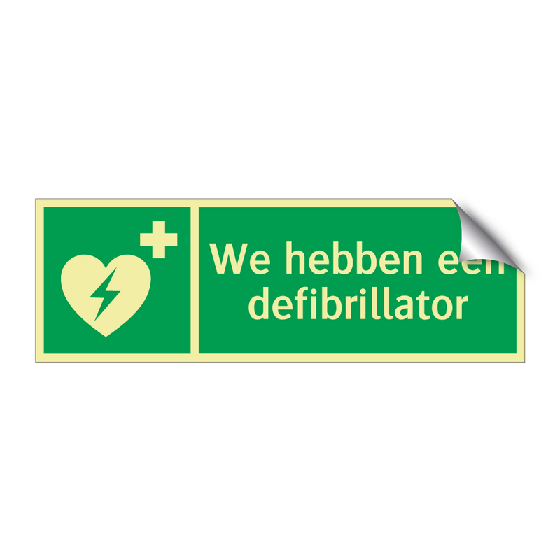 We hebben een defibrillator & We hebben een defibrillator & We hebben een defibrillator