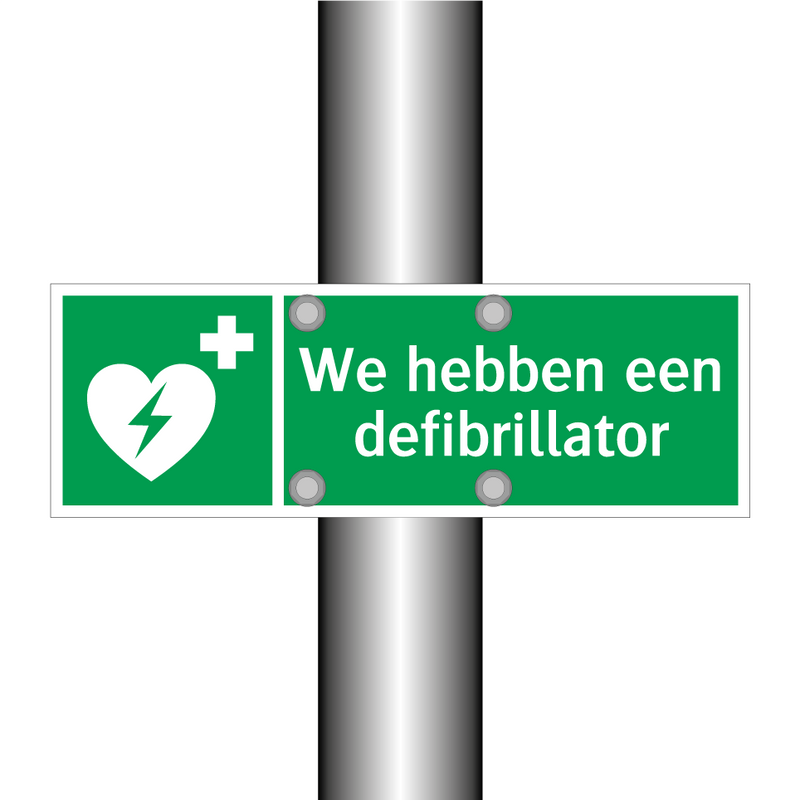 We hebben een defibrillator & We hebben een defibrillator & We hebben een defibrillator