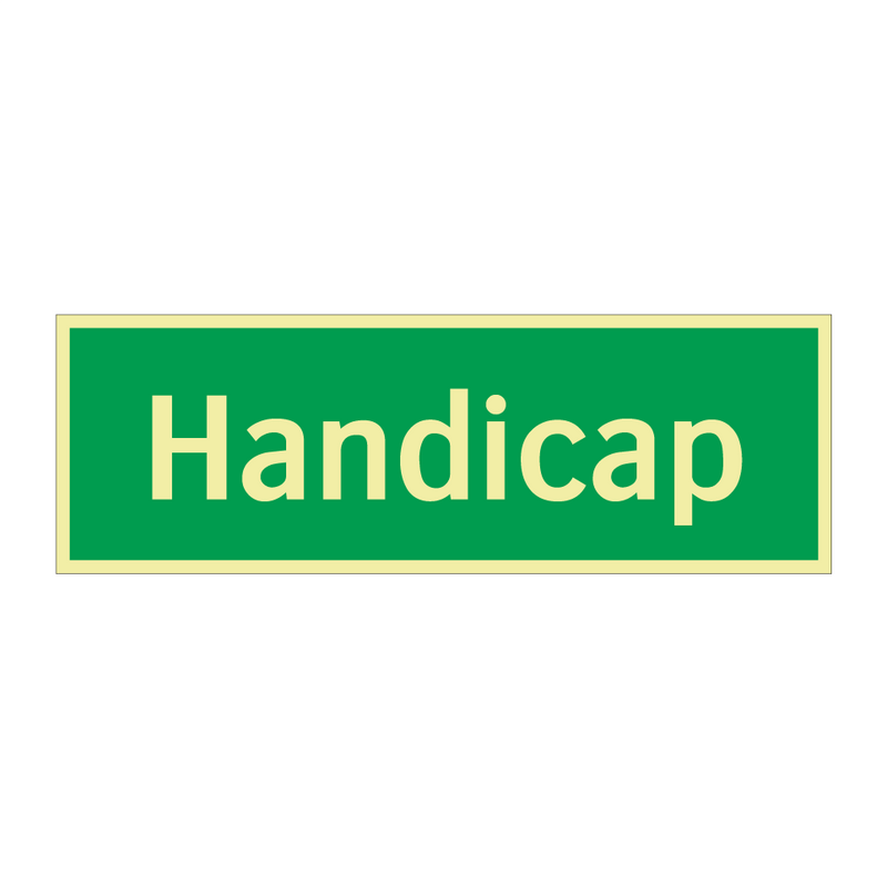 Handicap & Handicap & Handicap & Handicap & Handicap & Handicap & Handicap & Handicap