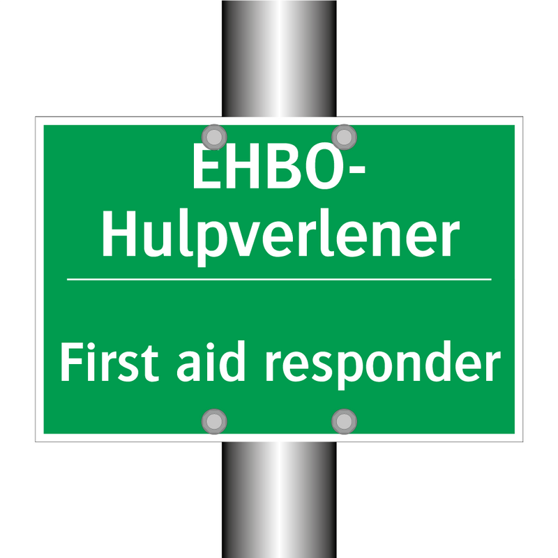 EHBO-hulpverlener - First aid responder & EHBO-hulpverlener - First aid responder