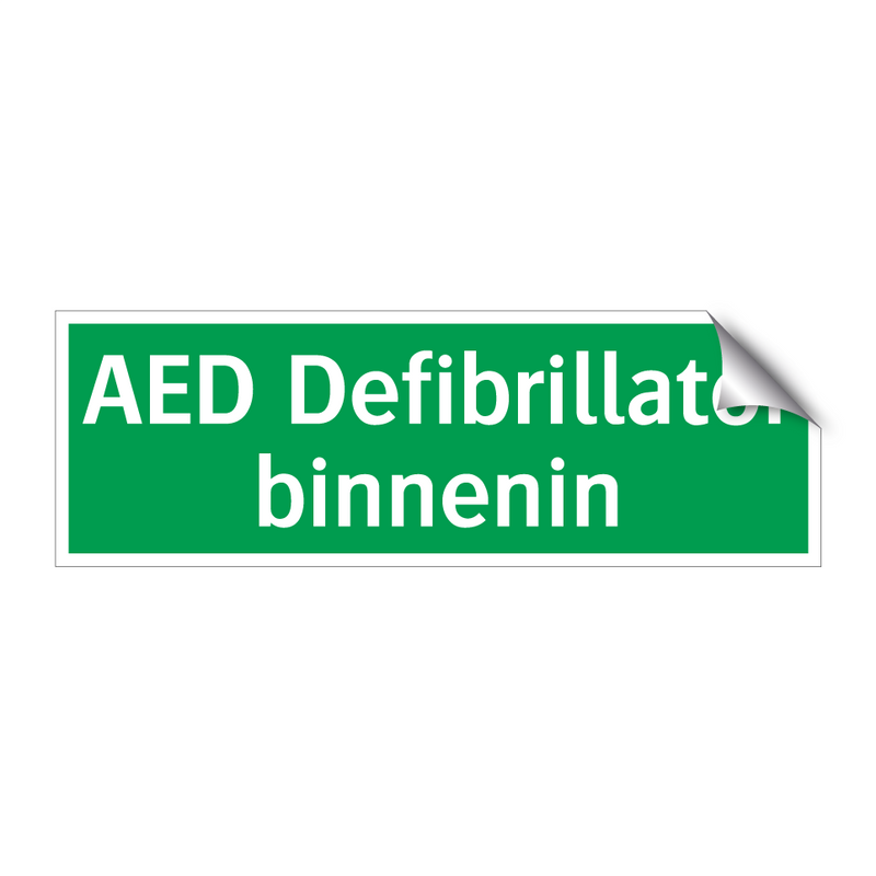 AED Defibrillator binnenin & AED Defibrillator binnenin & AED Defibrillator binnenin