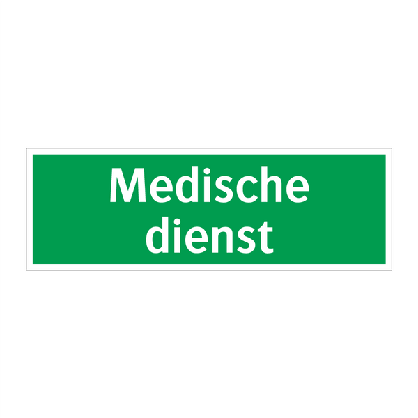 Medische dienst & Medische dienst & Medische dienst & Medische dienst & Medische dienst