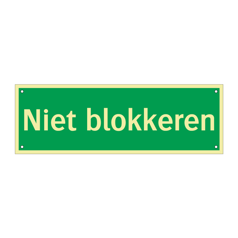 Niet blokkeren & Niet blokkeren & Niet blokkeren & Niet blokkeren