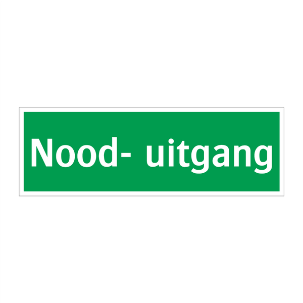 Nood- uitgang & Nood- uitgang & Nood- uitgang & Nood- uitgang & Nood- uitgang & Nood- uitgang