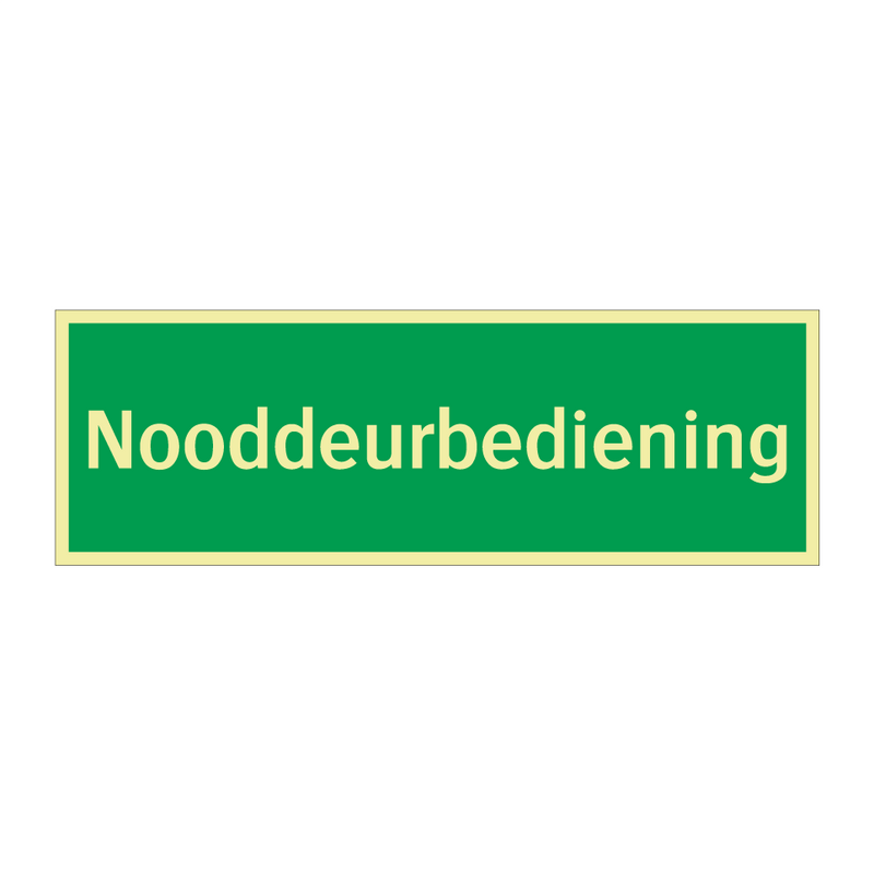 Nooddeurbediening & Nooddeurbediening & Nooddeurbediening & Nooddeurbediening & Nooddeurbediening