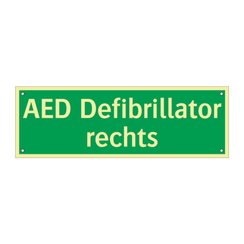 AED Defibrillator rechts & AED Defibrillator rechts & AED Defibrillator rechts