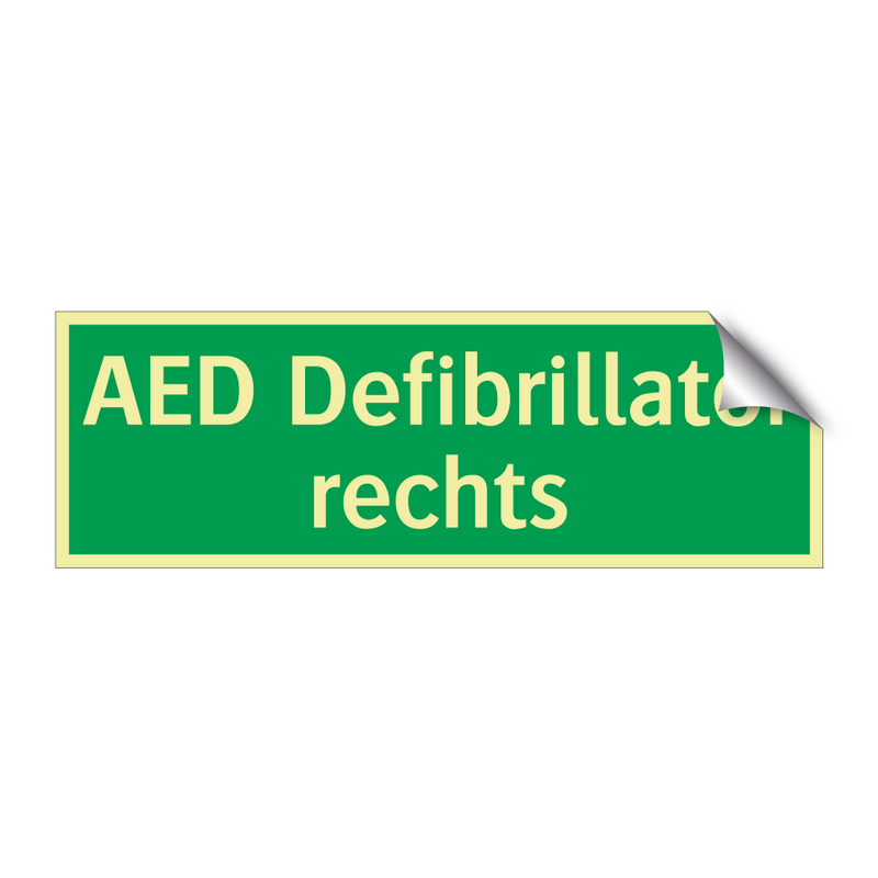 AED Defibrillator rechts & AED Defibrillator rechts & AED Defibrillator rechts