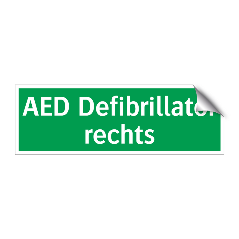 AED Defibrillator rechts & AED Defibrillator rechts & AED Defibrillator rechts