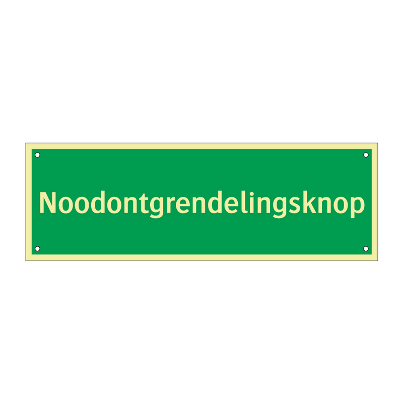 Noodontgrendelingsknop & Noodontgrendelingsknop & Noodontgrendelingsknop & Noodontgrendelingsknop