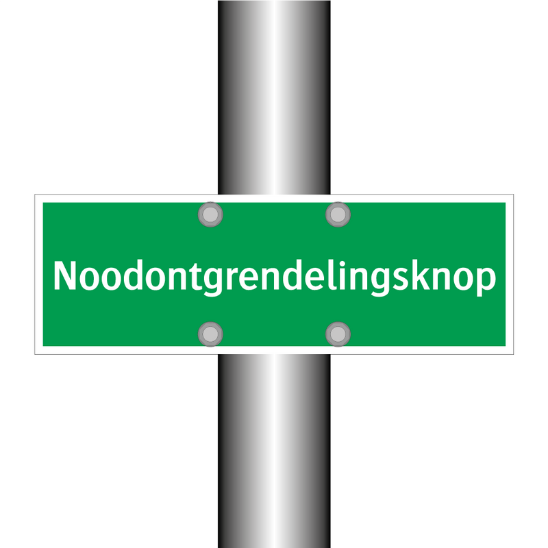 Noodontgrendelingsknop & Noodontgrendelingsknop & Noodontgrendelingsknop