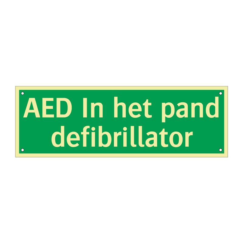 AED In het pand defibrillator & AED In het pand defibrillator & AED In het pand defibrillator