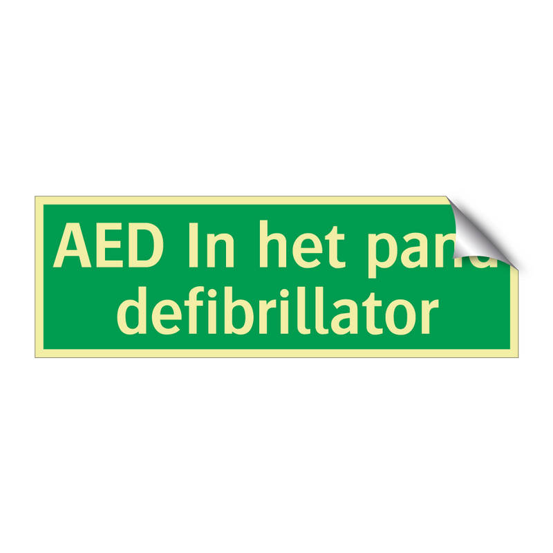 AED In het pand defibrillator & AED In het pand defibrillator & AED In het pand defibrillator