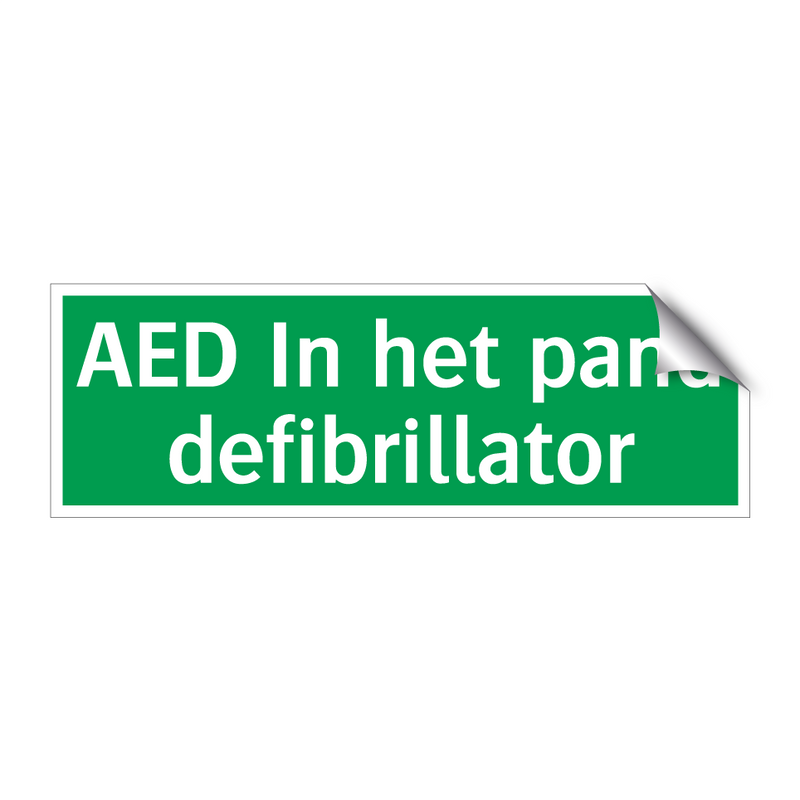 AED In het pand defibrillator & AED In het pand defibrillator & AED In het pand defibrillator