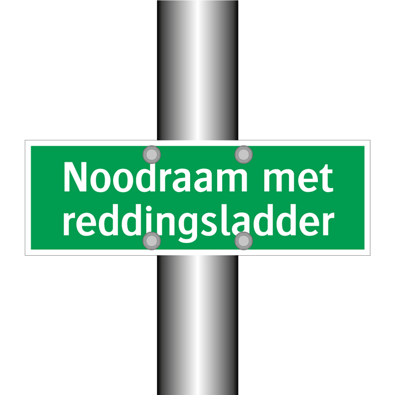 Noodraam met reddingsladder & Noodraam met reddingsladder & Noodraam met reddingsladder