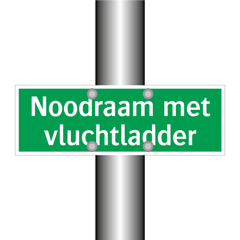 Noodraam met vluchtladder & Noodraam met vluchtladder & Noodraam met vluchtladder