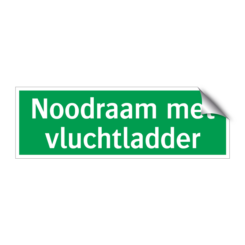 Noodraam met vluchtladder & Noodraam met vluchtladder & Noodraam met vluchtladder