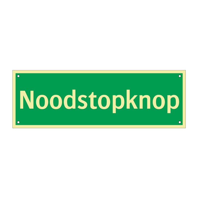 Noodstopknop & Noodstopknop & Noodstopknop & Noodstopknop