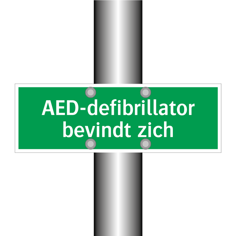 AED-defibrillator bevindt zich & AED-defibrillator bevindt zich & AED-defibrillator bevindt zich