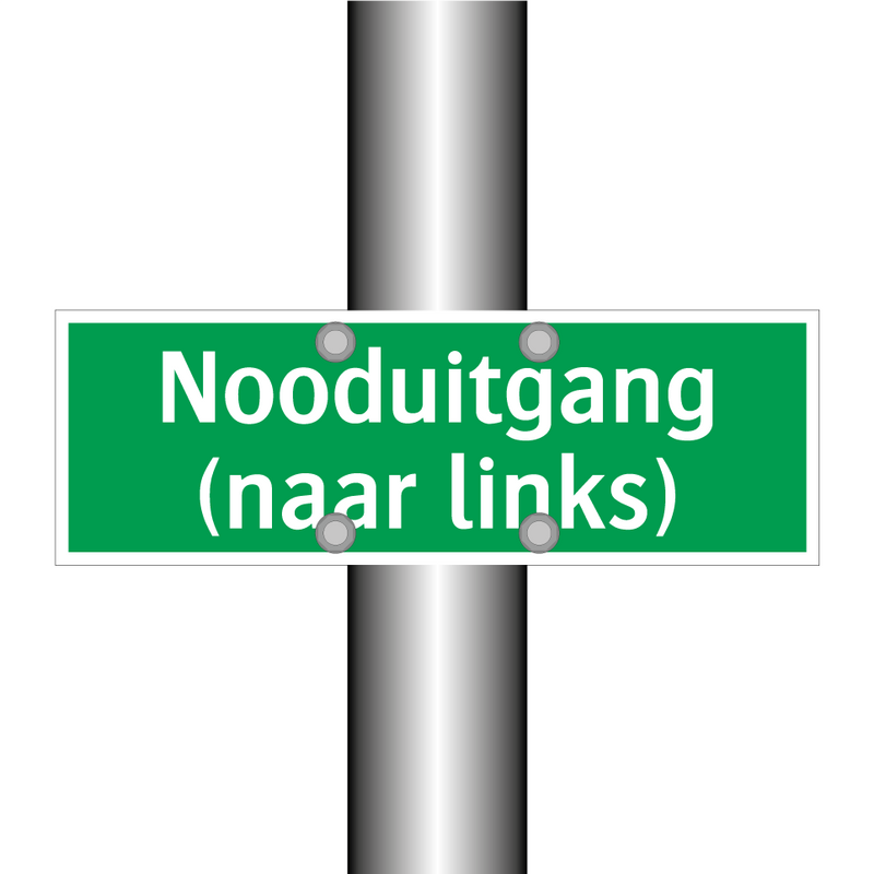 Nooduitgang (naar links) & Nooduitgang (naar links) & Nooduitgang (naar links)