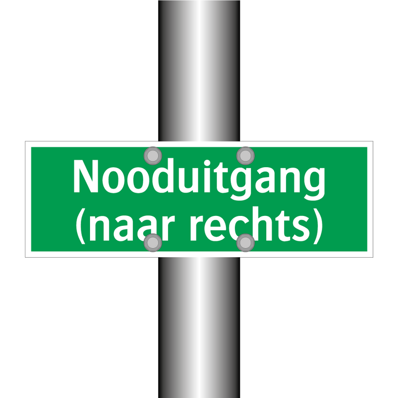 Nooduitgang (naar rechts) & Nooduitgang (naar rechts) & Nooduitgang (naar rechts)