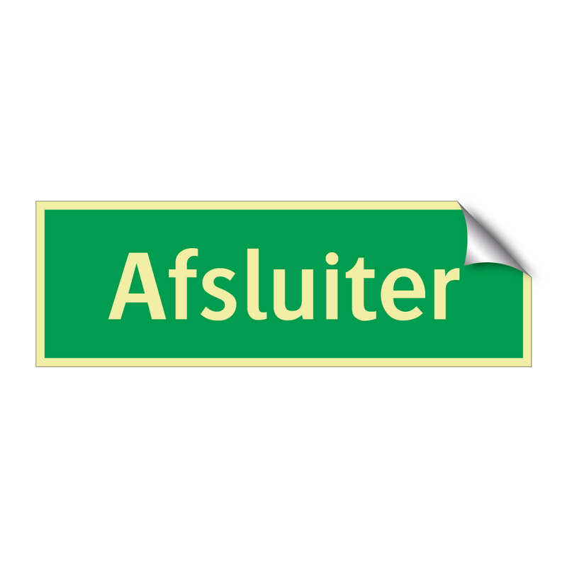 Afsluiter & Afsluiter & Afsluiter & Afsluiter