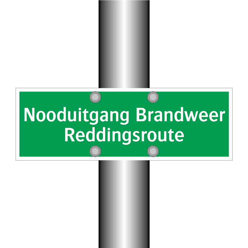 Nooduitgang Brandweer Reddingsroute & Nooduitgang Brandweer Reddingsroute