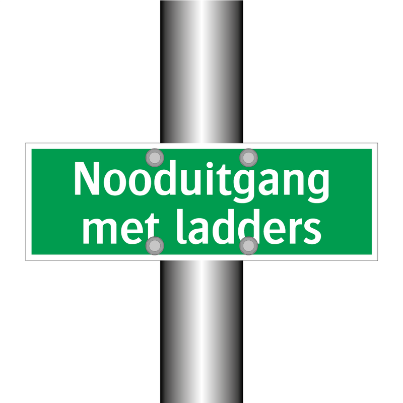 Nooduitgang met ladders & Nooduitgang met ladders & Nooduitgang met ladders