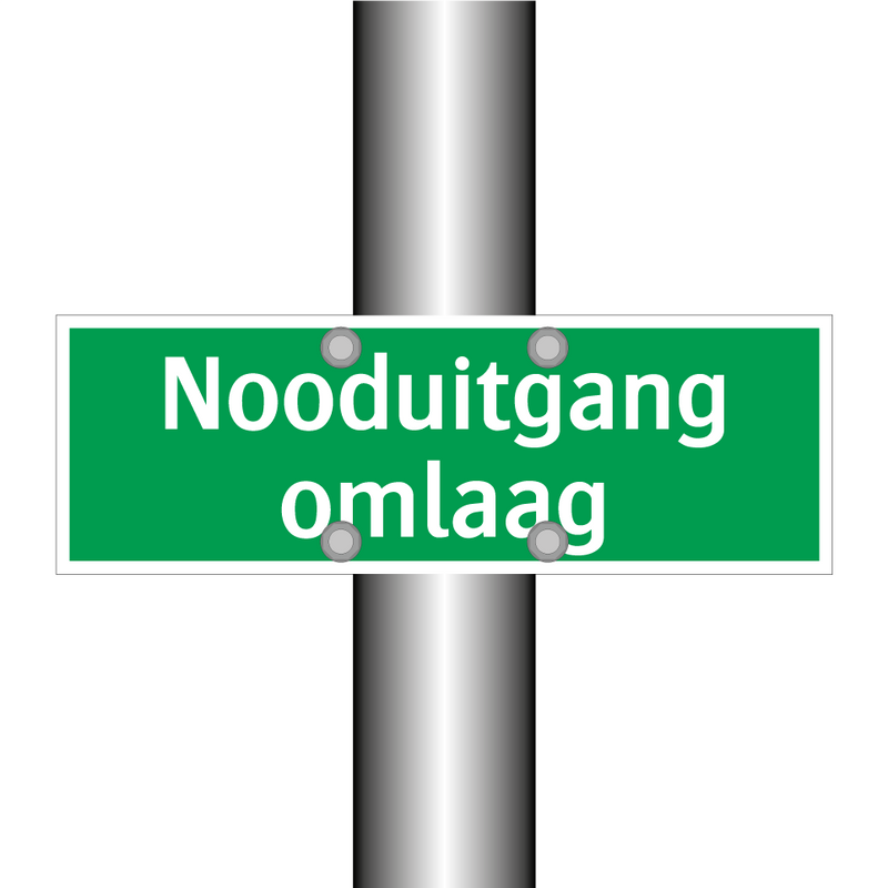 Nooduitgang omlaag & Nooduitgang omlaag & Nooduitgang omlaag