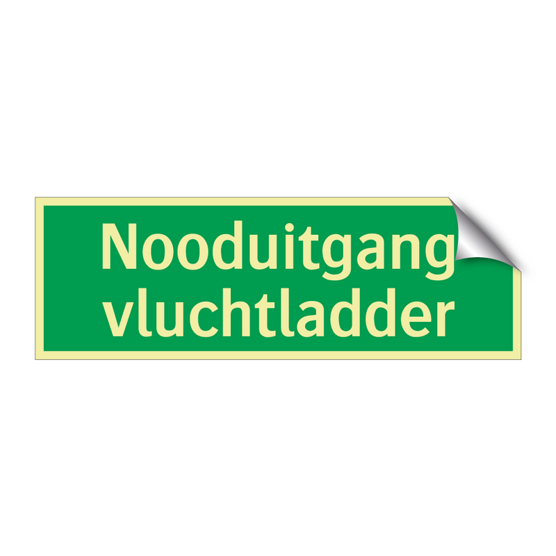 Nooduitgang vluchtladder & Nooduitgang vluchtladder & Nooduitgang vluchtladder