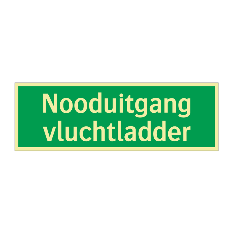 Nooduitgang vluchtladder & Nooduitgang vluchtladder & Nooduitgang vluchtladder