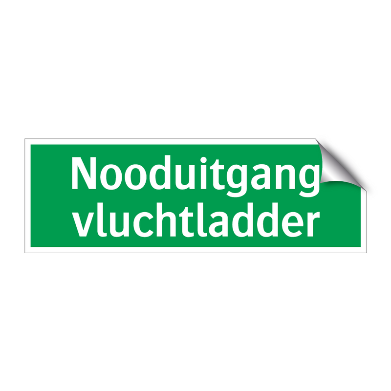 Nooduitgang vluchtladder & Nooduitgang vluchtladder & Nooduitgang vluchtladder