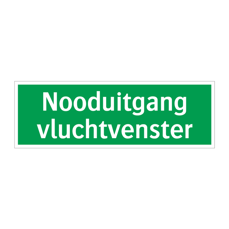 Nooduitgang vluchtvenster & Nooduitgang vluchtvenster & Nooduitgang vluchtvenster