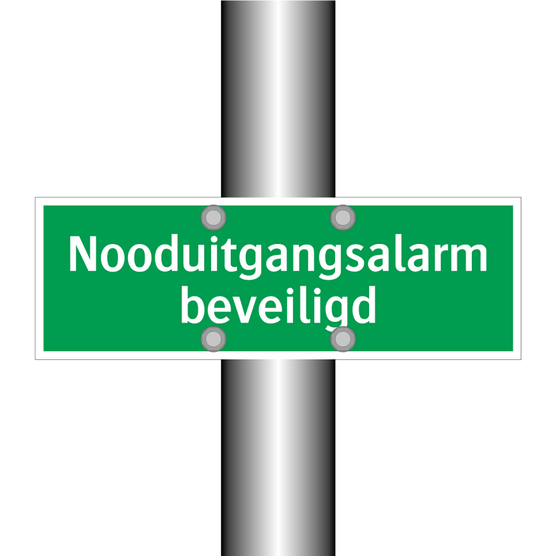 Nooduitgangsalarm beveiligd & Nooduitgangsalarm beveiligd & Nooduitgangsalarm beveiligd