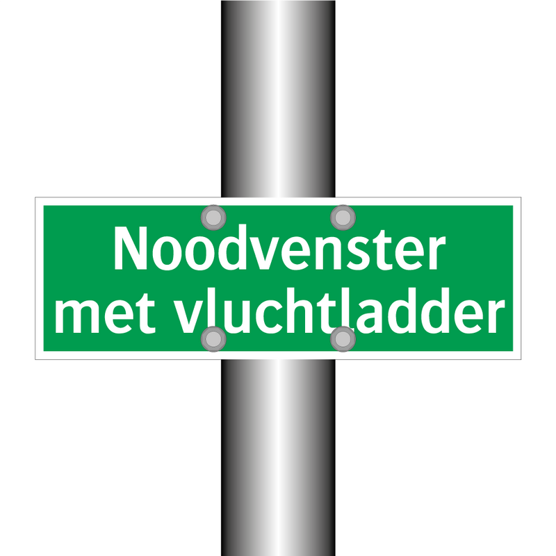 Noodvenster met vluchtladder & Noodvenster met vluchtladder & Noodvenster met vluchtladder