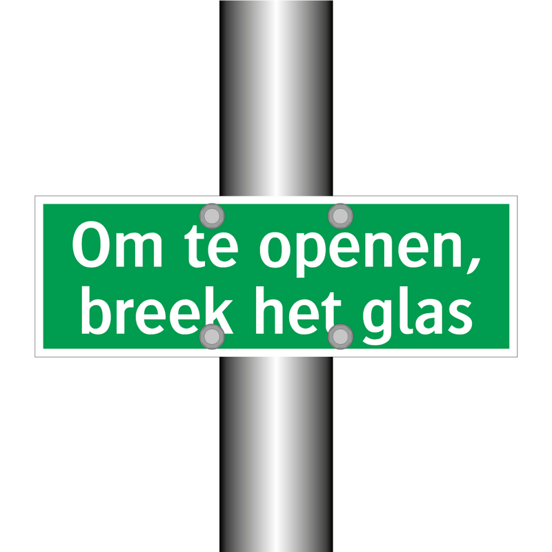 Om te openen, breek het glas & Om te openen, breek het glas & Om te openen, breek het glas