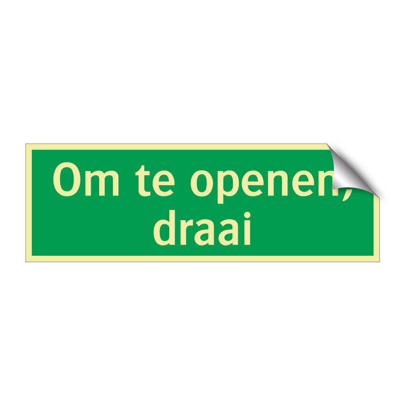 Om te openen, draai & Om te openen, draai & Om te openen, draai & Om te openen, draai