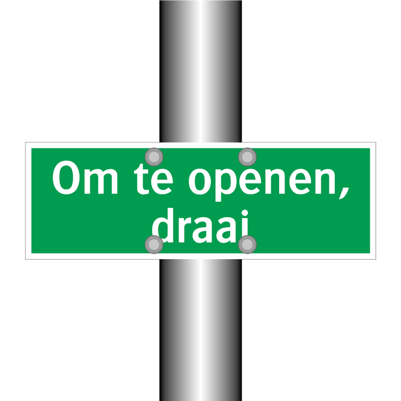 Om te openen, draai & Om te openen, draai & Om te openen, draai