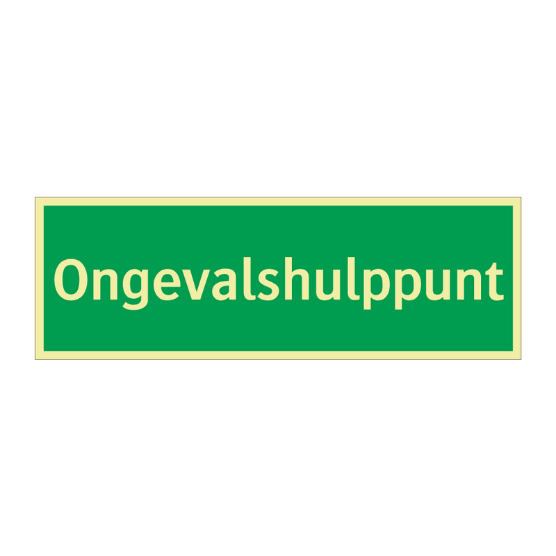 Ongevalshulppunt & Ongevalshulppunt & Ongevalshulppunt & Ongevalshulppunt & Ongevalshulppunt